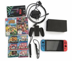 Nintendo Switch V2 Bundle – Mario Kart 8 + Animal Crossing
