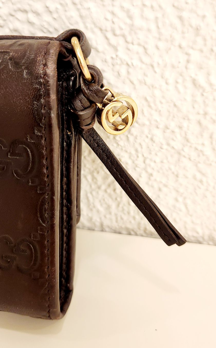 Gucci Portafogli: Gucci Portemonnaie Dunkelbraun – Usato da Wollerau venduto da CH8832 7