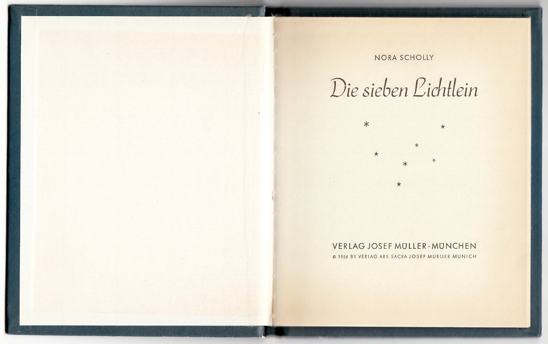 Libri: Nora Scholly - Die sieben Lichtlein - 1956 – Usato da Zürich venduto da Adebar0 1