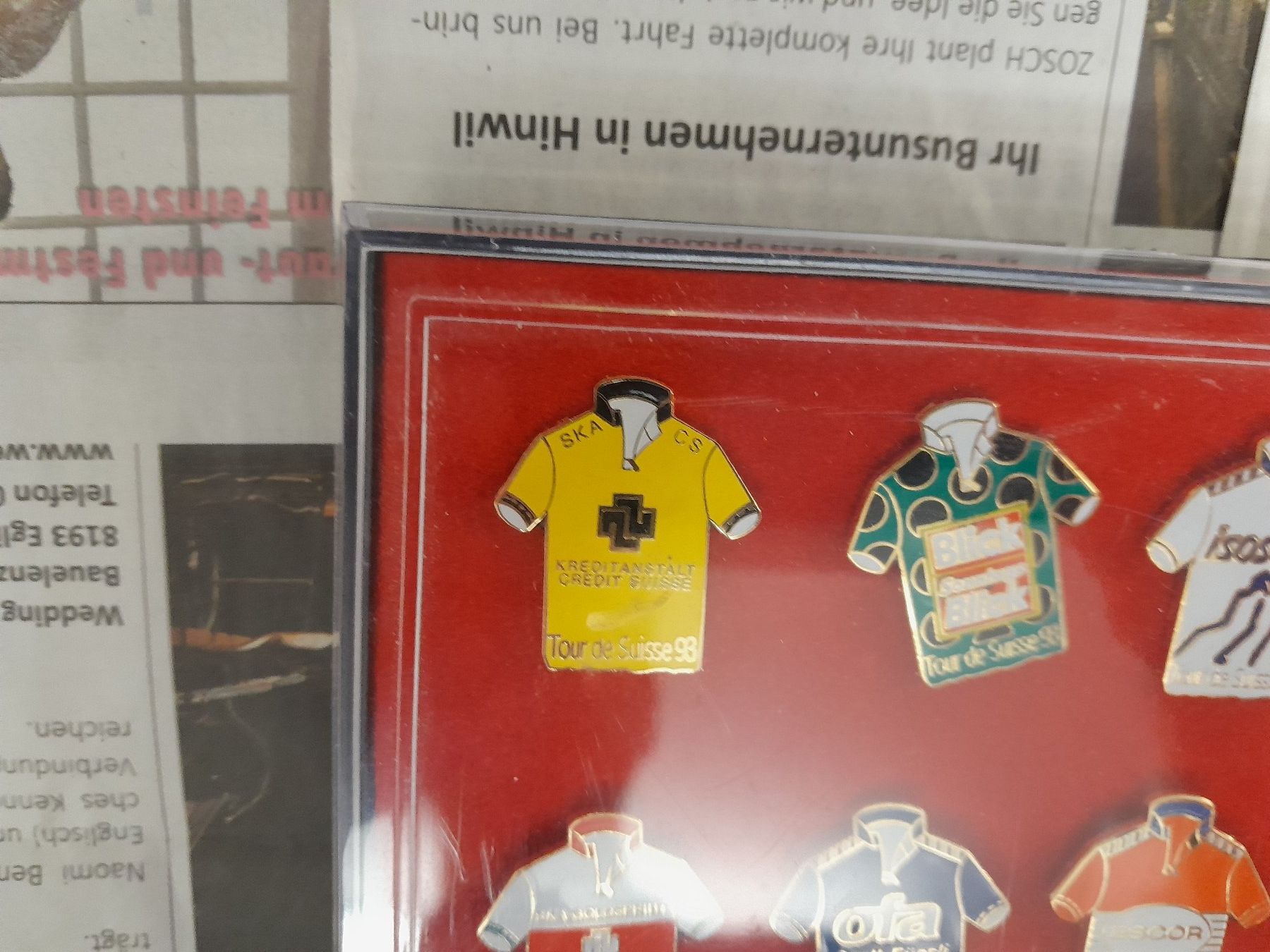Swiss Placchette & Badge: Tour de Suisse Pin Set – Usato da Rüti ZH venduto da Alemanni 4