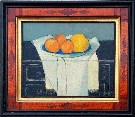 Tableaux: Walter Wehinger - Trois oranges – D'occasion à Montmelon par canelle-12 1