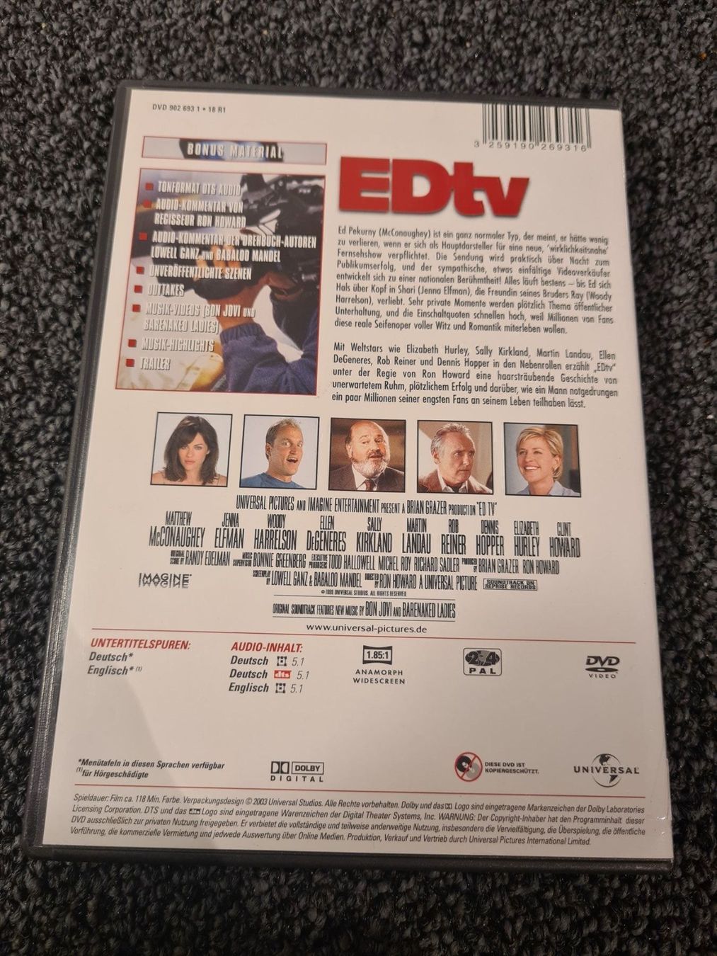 Alle DVDs: EDTV (9556) – Gebraucht aus Ruswil von M71 1