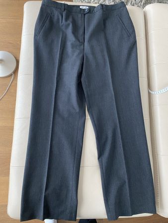 Damart anthrazit Hose 50% Wolle Gr. 48