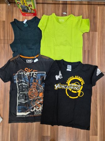 4 T-Shirts /Leibchen Gr. 134/140, Sommer, B24