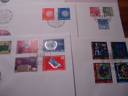 Set 1970, FDC 6 Belege