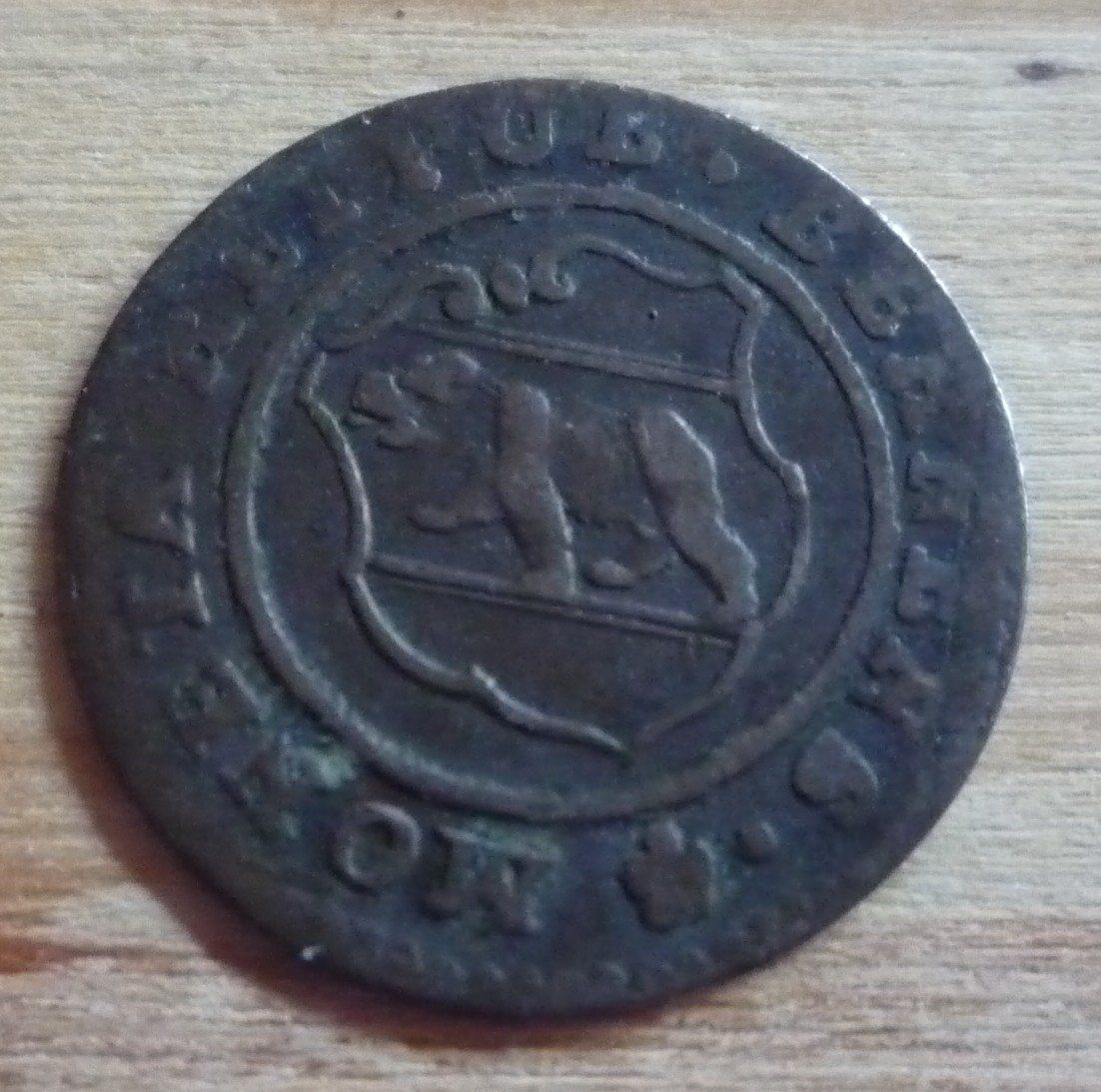 Alle Münzen: 1 Kreuzer Katon Bern, 1797 – Gebraucht aus Rieden SG von Brockehuesli