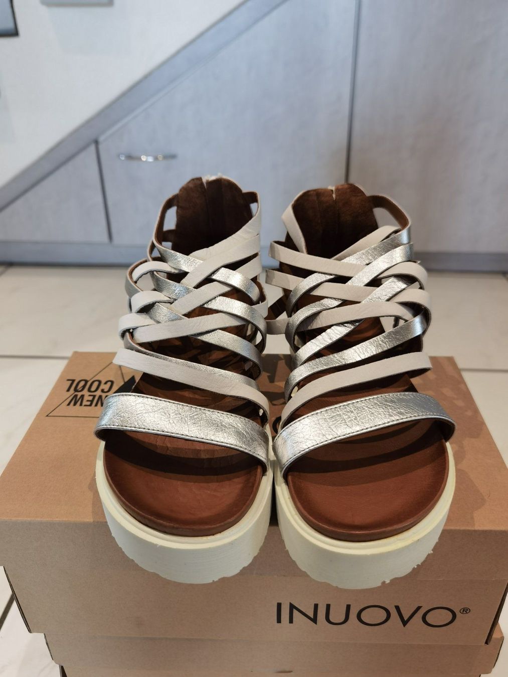 Scarpe da donna: Leder Sandalen Gr. 38 – Nuovo e nell'imballaggio originale da Uerkheim venduto da Justi.y 1