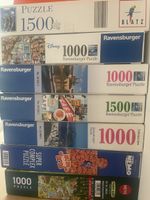 Puzzle 1000, puzzle 1500 7 Stk. Set