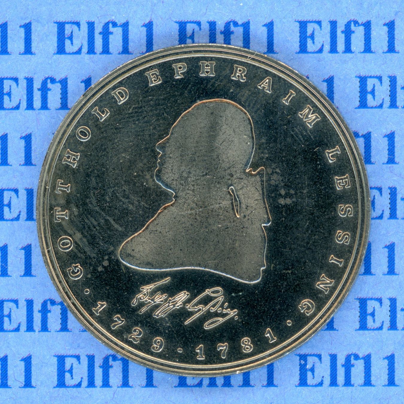 Tutti le monete: DEM___5.00 1981J Gotthold E. Lessing unz 5 Deutsche Mark – Nuovo (secondo la descrizione) da Widnau venduto da Elf11 1