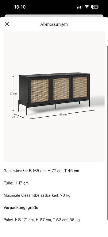 Westwing Cassettiere: Westwing Sideboard – Usato da binningen venduto da jujurusek 4