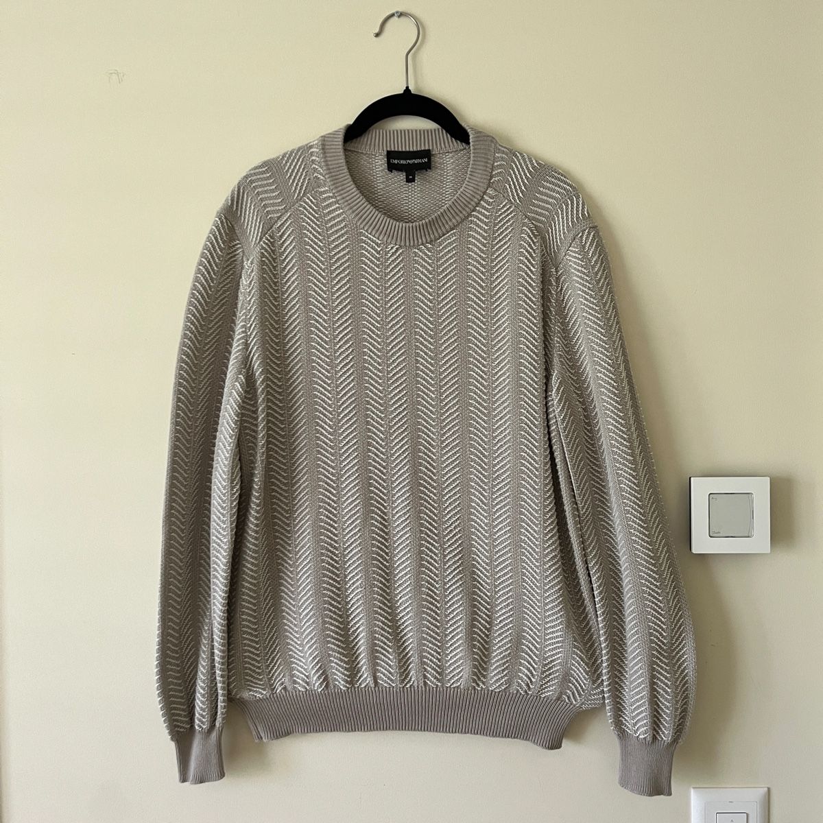 Armani Maglioni & Felpe: Emporio Armani Herringbone Pullover – Usato da Tannay venduto da hypefromhome