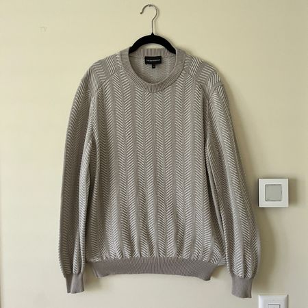 Emporio Armani Herringbone Pullover