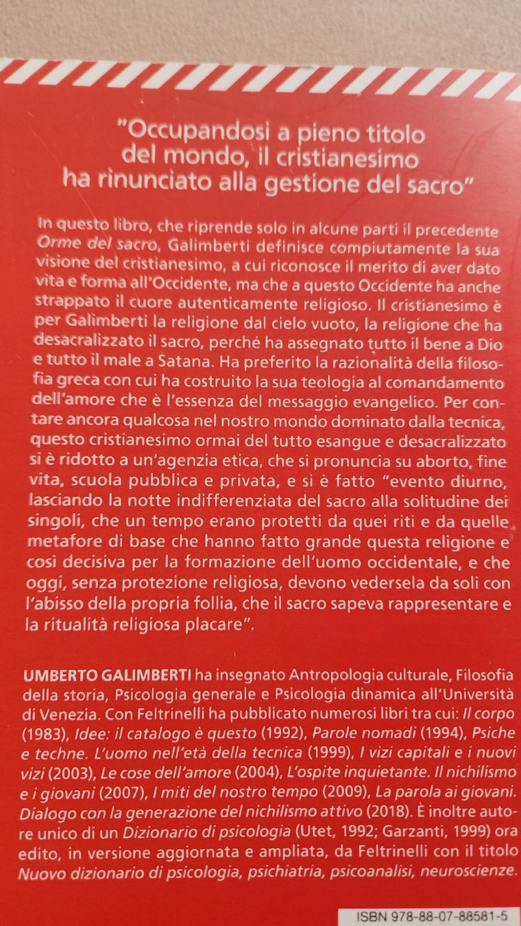 Libri: Cristianesimo - Umberto Galimberti – Usato da Neuchâtel venduto da Rose_mint 2