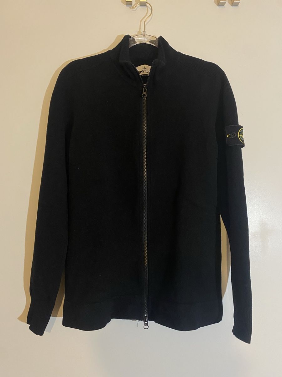 Stone Island Giacche: Authentic Stone Island - M - black cotton woollen Jacket – Nuovo (secondo la descrizione) da Schlieren venduto da MajinCorina