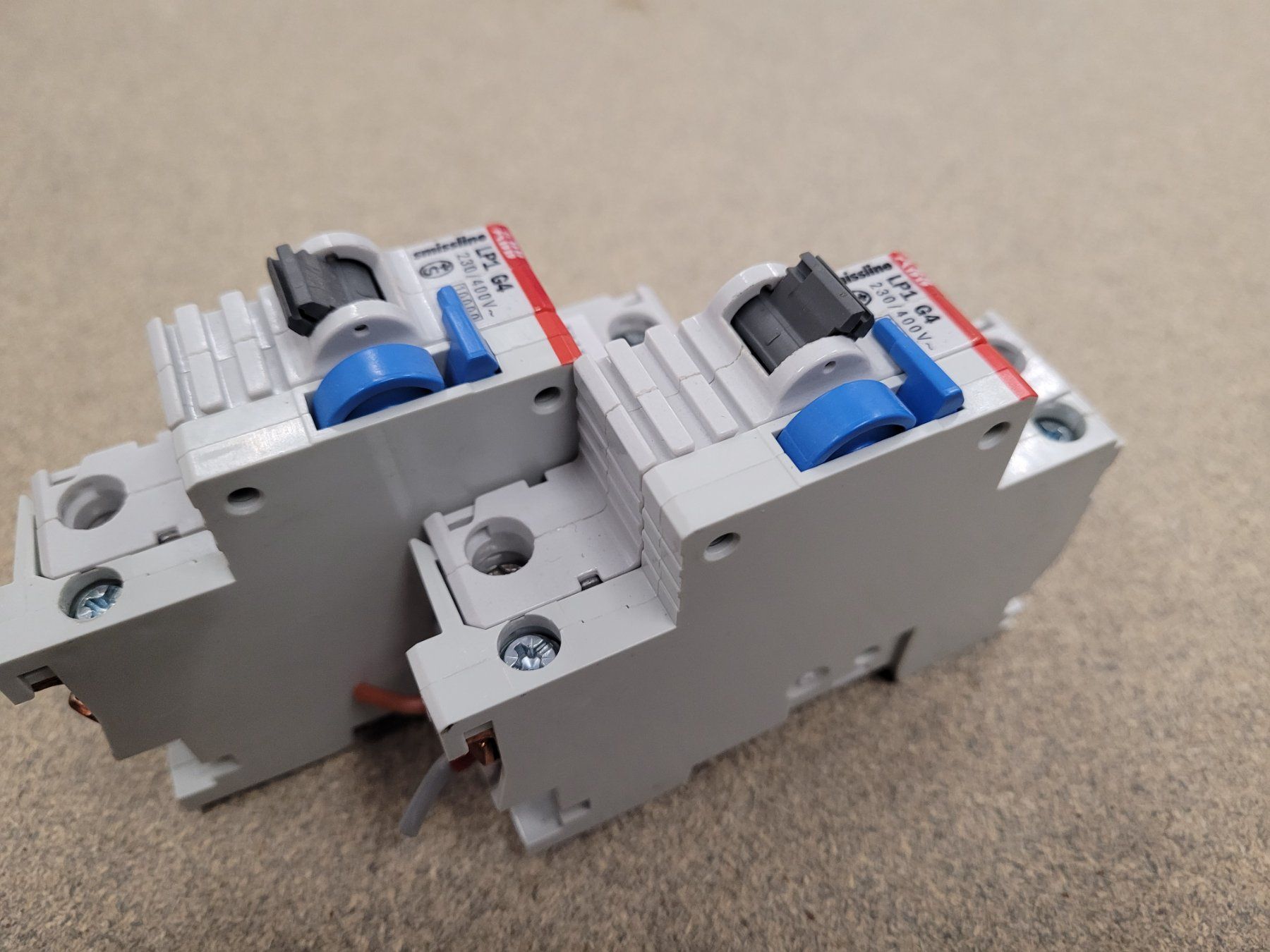 ABB Componenti elettronici: 2 Stück Sicherungen ABB LP1 G4 – Usato da Vitznau venduto da Night-Fire 1