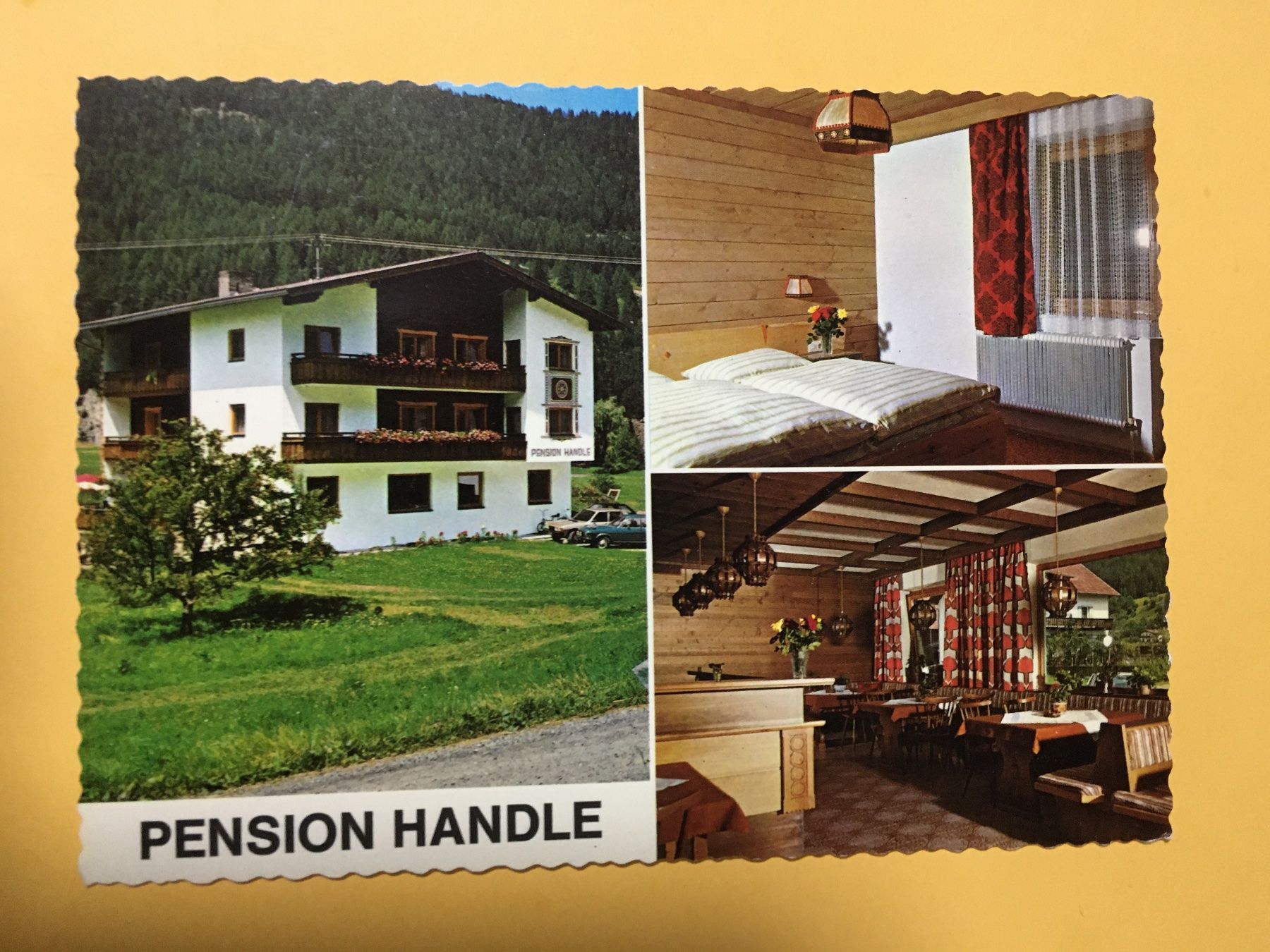 Cartoline postali: AK Austria Ried Pension Handle – Usato da Küttigen venduto da Melisch1000
