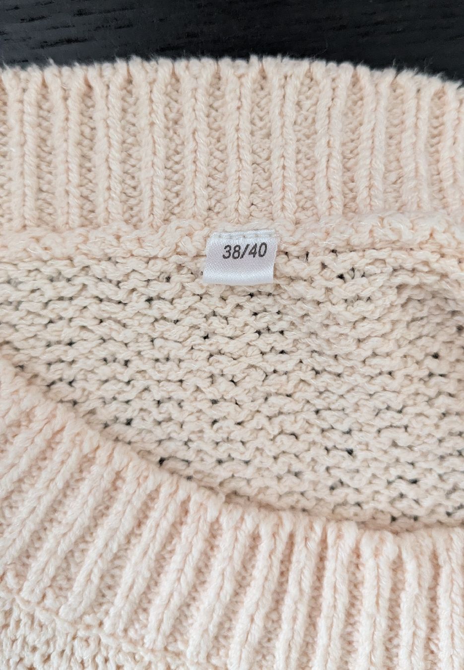Maglioni & Felpe: Strickpullover retro pastell- lachs Gr. 38/40 – Usato da Grüningen venduto da mangaka 2