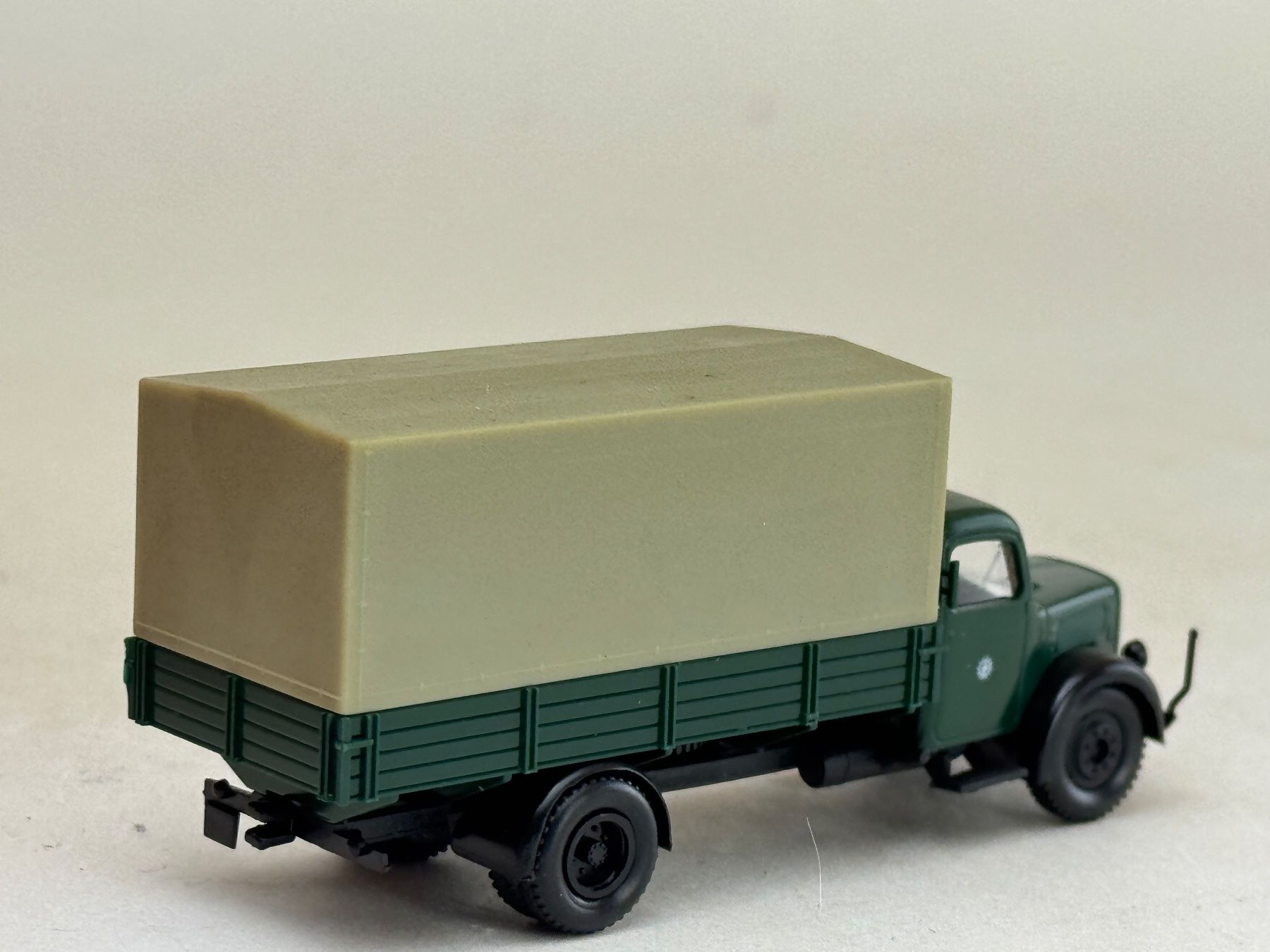 Brekina Modellini d'auto: GB2- Brekina Magirus Pritsche Polizei – Usato da Elm venduto da Wikmtz 1