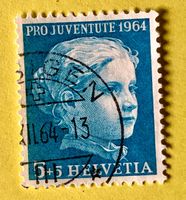 Nr.J 205 GESTEMPELT Mädchenbildnis 1964   