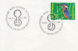 1966 Eisvogel Luzern Internationale Union für Naturschutz