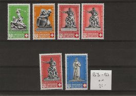 timbre Pro Patria 1940 B3 à B7 **