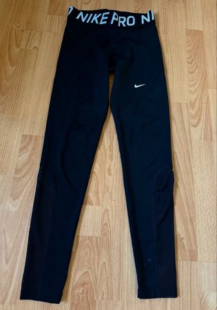 Nike Pro Dri-Fit Leggings Damen schwarz Grösse M 45cm