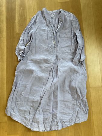 Toast Leinenkleid Damen Grösse M Fliederfarben Zustand gut