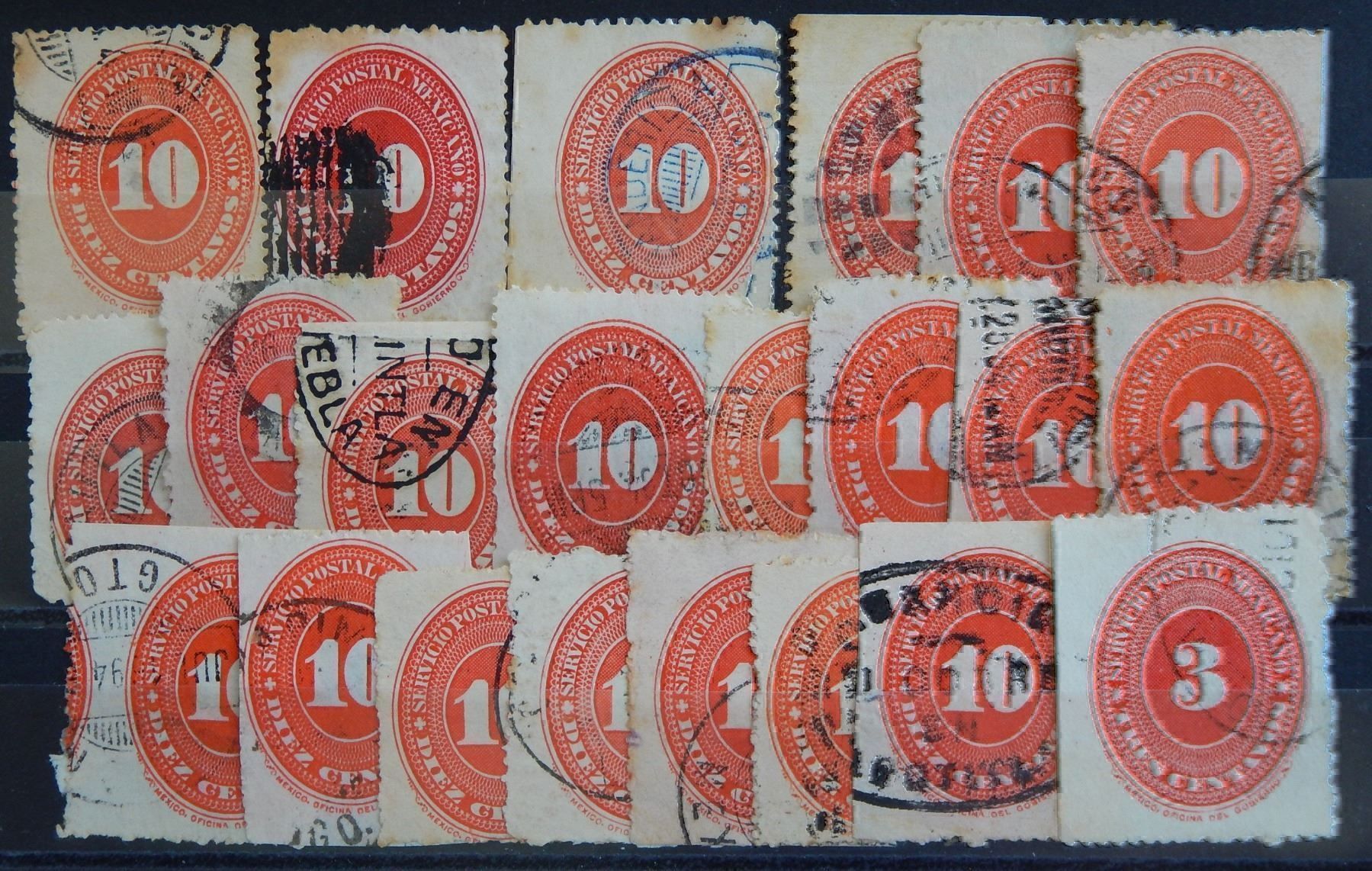 Tutti i francobolli: Mexiko Lot mit alten Werten VIII – Nuovo (secondo la descrizione) da Zürich venduto da Muehlekauf