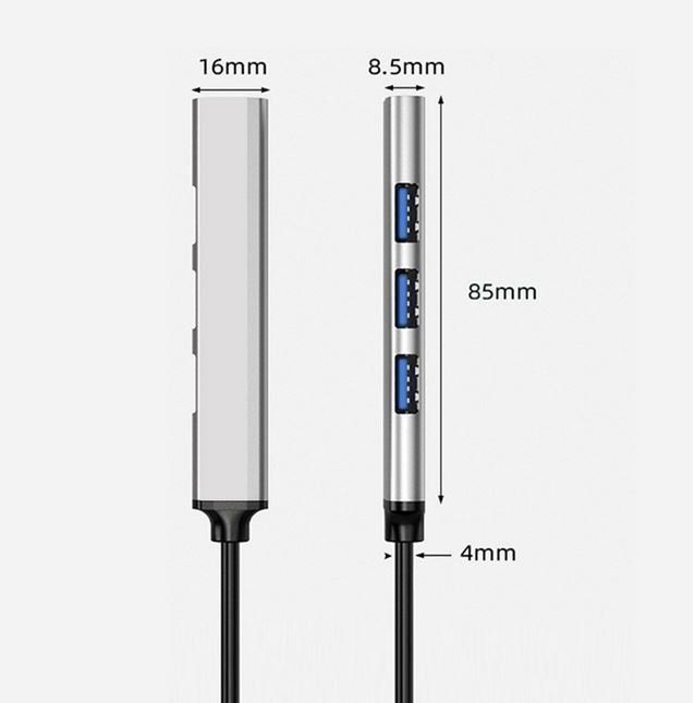 Hubs & Switches: 4 Ports HUB High Speed USB 3.0 - C Hub – Neu und originalverpackt aus St. Margarethen TG von Smiley-Face 3