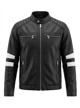 C&A DIVSN 83 veste simili cuir enfant noir 146