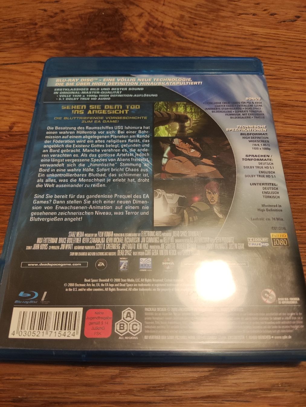 Alle DVDs: Dead Space - Downfall (Blu-ray) – Gebraucht aus Oberembrach von giu_7ksd 1