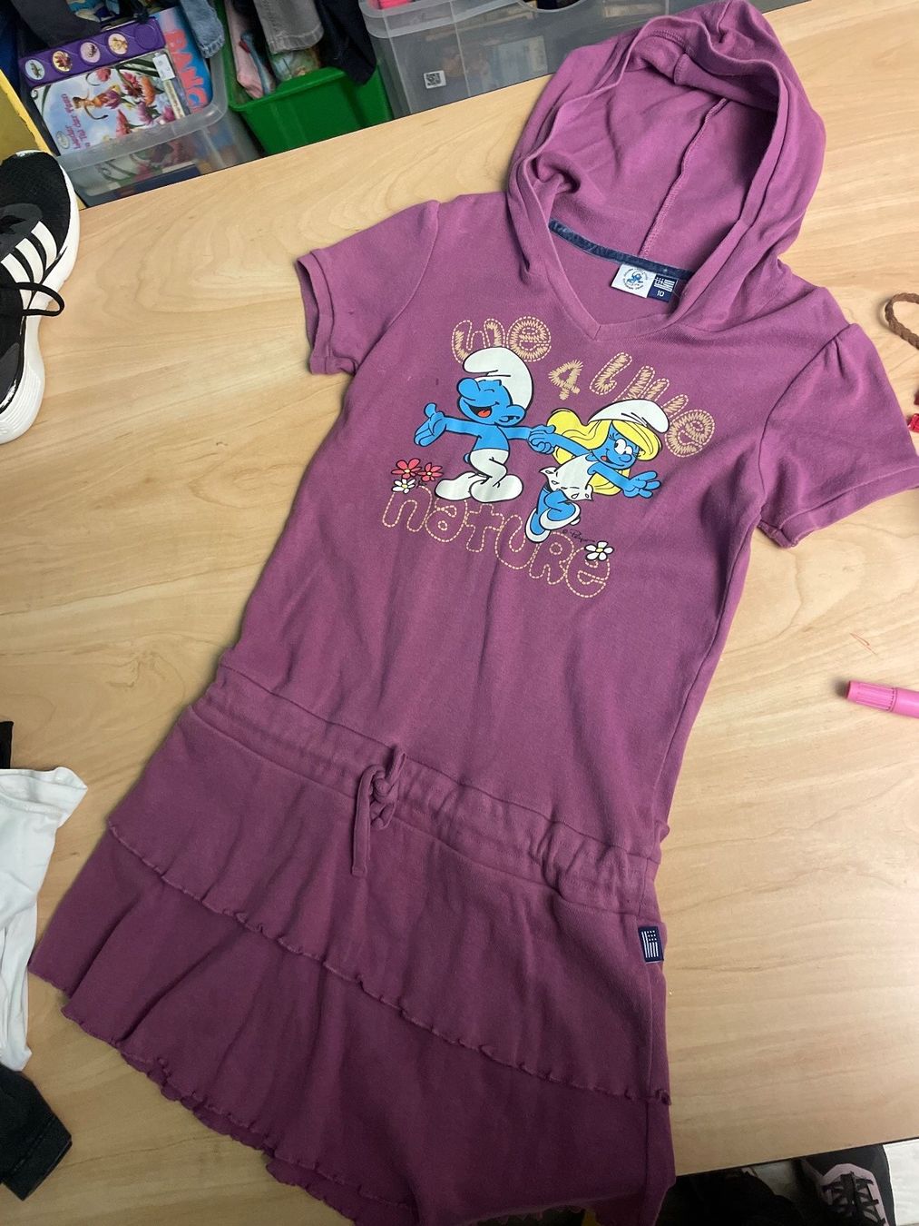 Vestiti & Gonne: Lila Original marines Schlumpf Röckli Gr.134 – Usato da Obergerlafingen venduto da cabo4