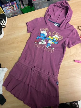 Lila Original marines Schlumpf Röckli Gr.134