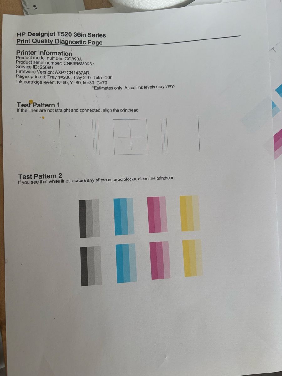 Hewlett Packard Imprimantes: Grossformatdrucker Plotter HP Designjet T520 36 Zoll  – D'occasion à Kilchberg ZH par bionicdog 7