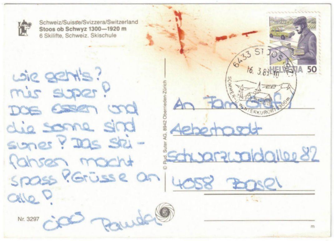 Cartoline postali: Stoos - 5 Bild AK – Usato da Binningen venduto da Mountainrider 1