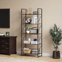 Bücherregal Vintage 5 Ebenen Regal im Landhausstil