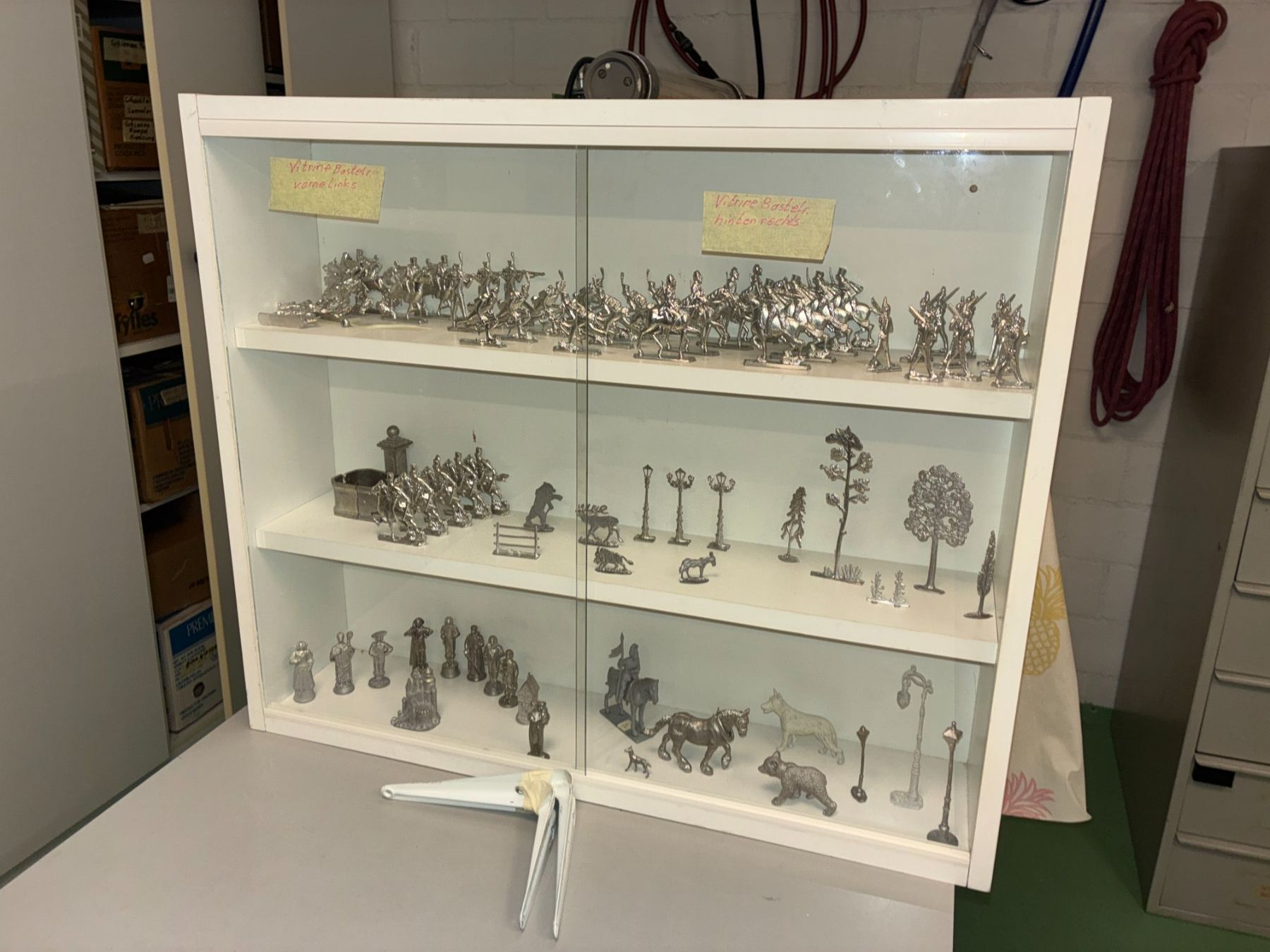 Statuette: Zinnfiguren mit Vitrine – Usato da Oberönz venduto da Rifri1 3