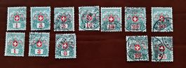 12 Francobolli del Risparmio Postale Svizzero, Postsparkasse