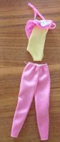 Barbie Dress gelbes Badekleid mit Jogginghose