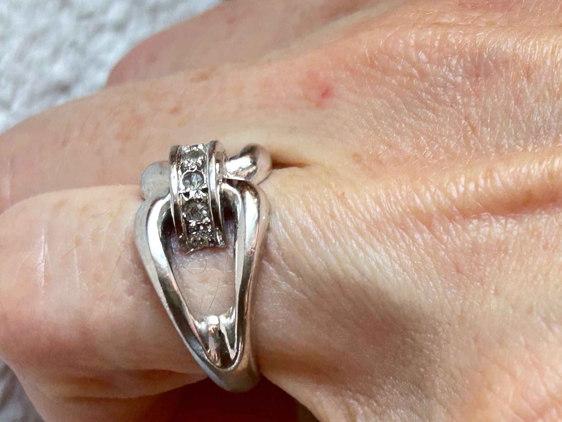 Ringe: Vintage Ring mit Strass-Steinen (Grösse 56) – Gebraucht aus Laufen von Bellebellezza 9