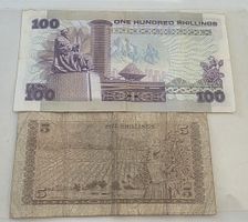 105 Schillings KENYA 1969 und 1981