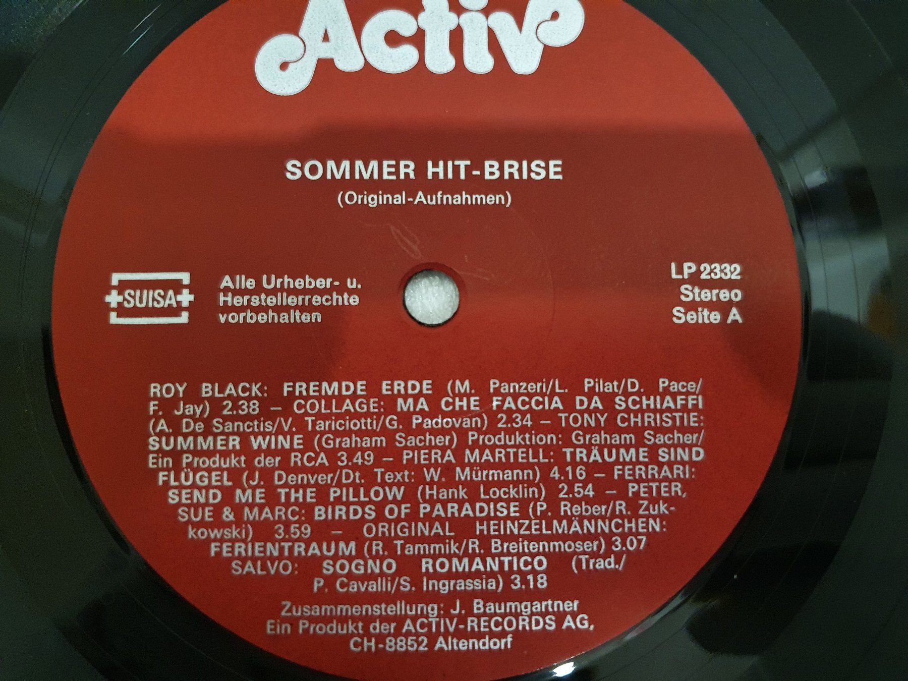 Dischi in vinile: Sommer Hit-Brise – Usato da Uster venduto da Vinyl-Leidenschaft 3