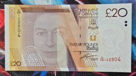 Gibraltar 20 Pounds UNC