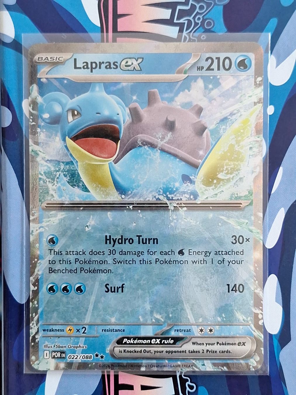 Pokémon Sammelbilder & Trading cards: Lapras ex - #4 – Gebraucht aus Altstätten SG von GGsGameshop