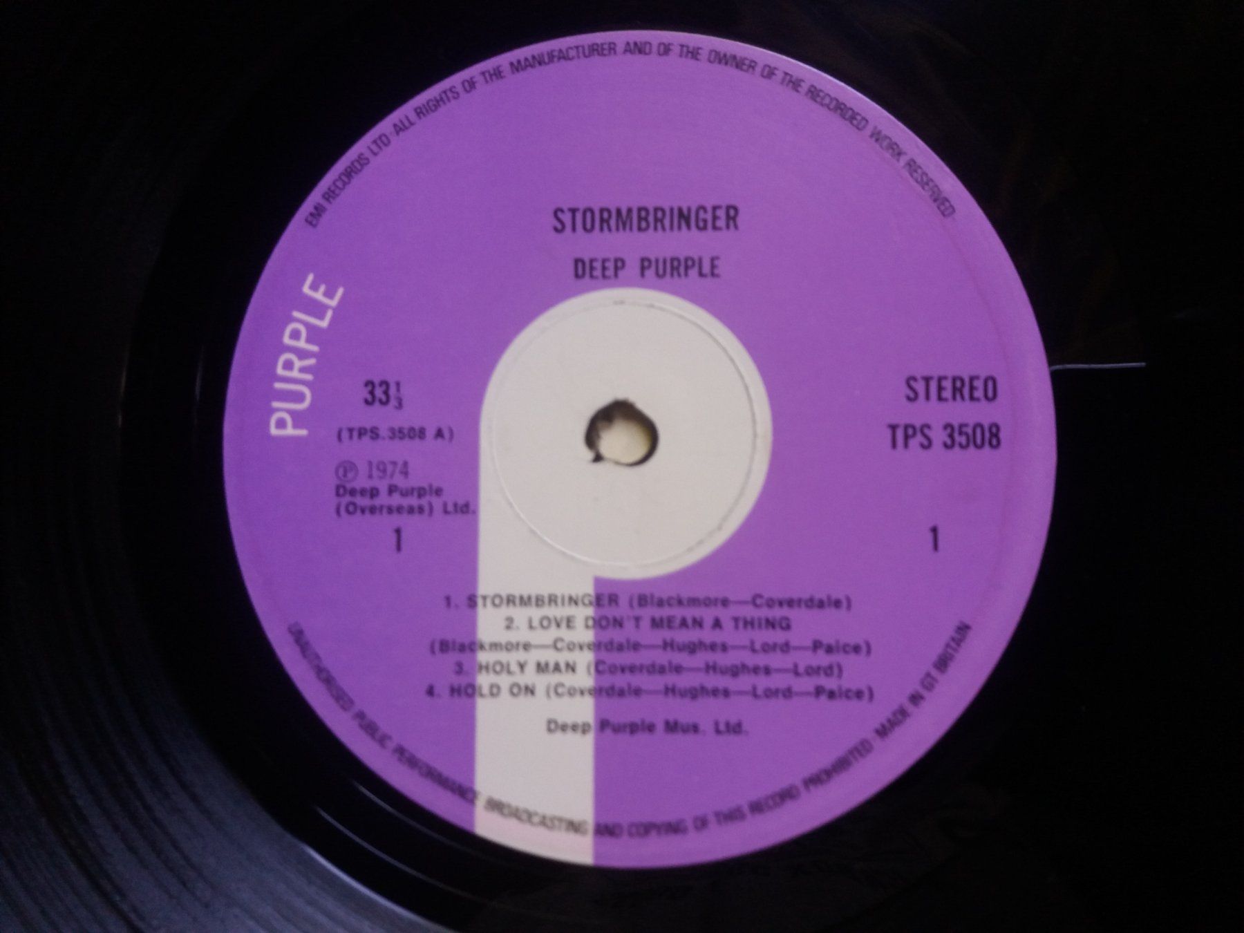 Schallplatten: LP (Deep Purple) Stormbringer – Gebraucht aus Meyrin von toutatis 3