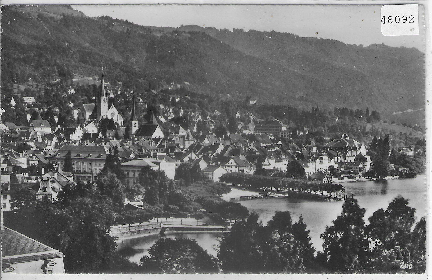 Cartoline postali: Zug - Generalansicht – Usato da Ettingen venduto da Kartenplanet