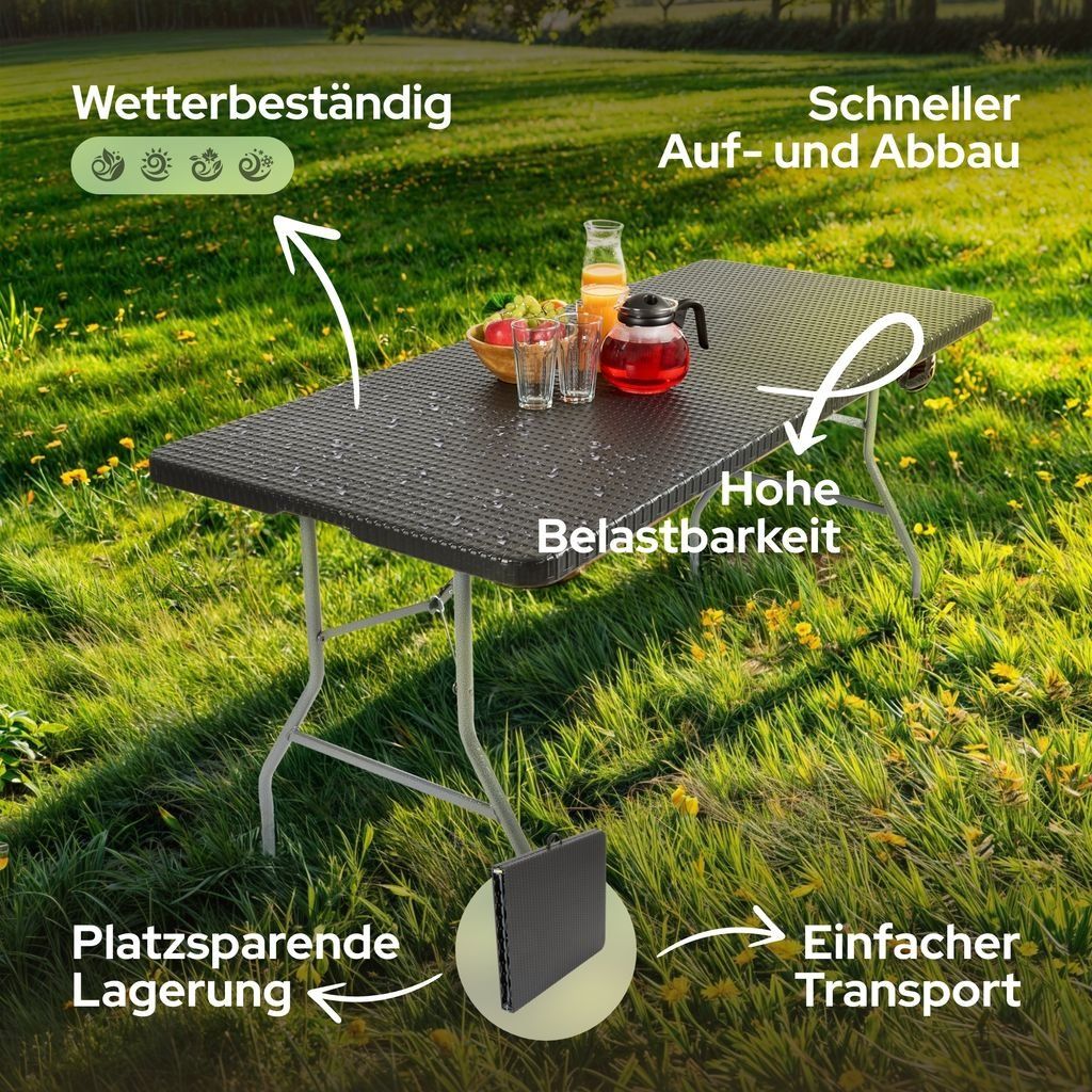 Tables: Arebos Klapptisch 180cm – Neuf (Voir description) à Nebikon par warendiscount 1