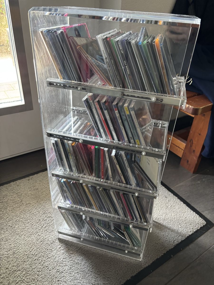 Scaffali: CD-Regal Acrylglas Plexiglas | Designer Möbel transparent – Nuovo (secondo la descrizione) da Egliswil venduto da Zsc04 2