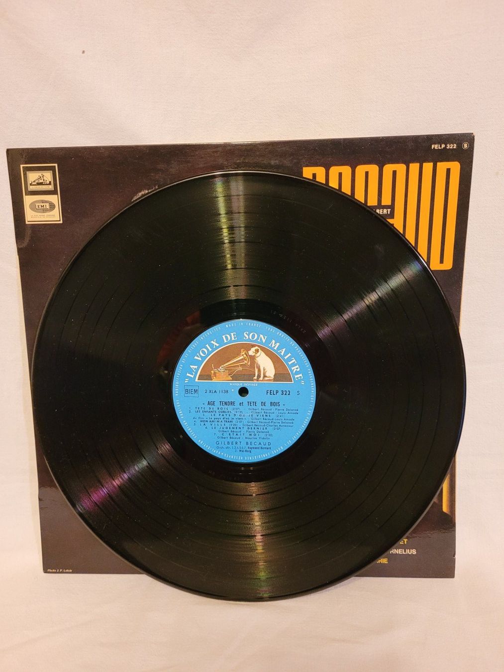Dischi in vinile: Vinyle Gilbert Bécaud "Age Tendre" 33T – Usato da La Chaux-de-Fonds venduto da reu_kx5l 1