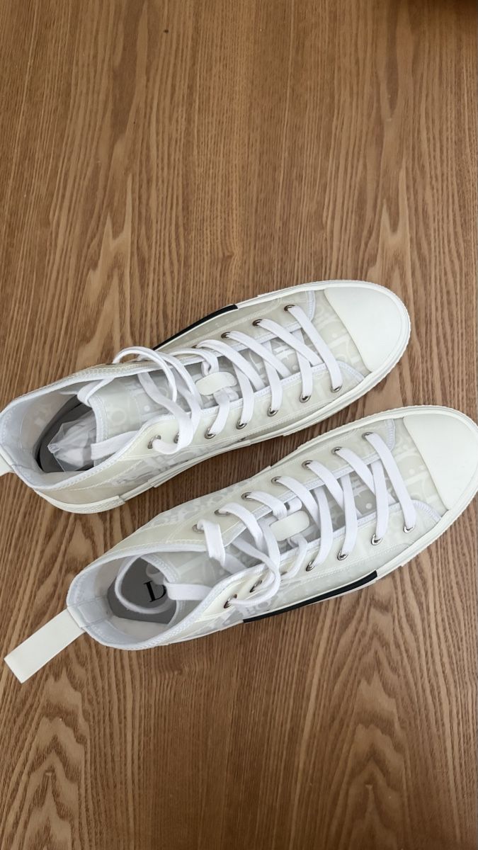 Scarpe da uomo: Baskets montantes Dior B23 blanches neuves – Nuovo (secondo la descrizione) da Le Châble VS venduto da technew 1